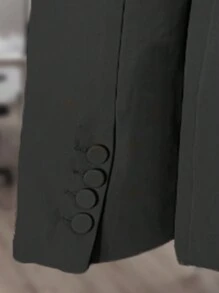 SACO ELEGANTE DE MODA - Negro - Ver 5