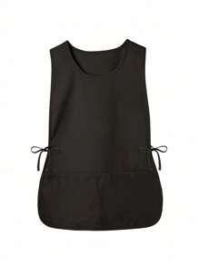 1/2pcs Unisex Apron With Two Pockets, Home Cleaning Sleeveless Apron,Kitchen,Bathroom,Home,Household Supplies - Multicolor - View 5