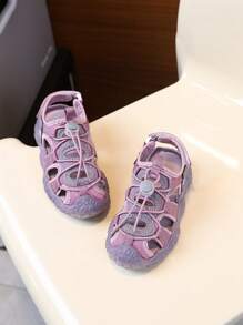 2025 Kinder Sommer Sandalen mit geschlossener Zehenpartie, rutschfeste weiche Sohle Anti-Kick Schuhe für Kleinkind Mädchen & Jungen