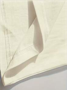 (Loai Style), Printed Letters, Boutique 220g Padded Cotton T-Shirt, Men's Fashion Casual Cotton T-Shirt, Short-Sleeved T-Shirt.