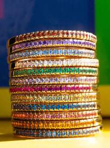 ORAZIO Anillos de piedra natal para mujer de acero inoxidable con rhinestones de colores para los 12 meses, anillo estético impermeable, nueva joyería