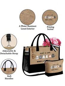 Vibrant Cat Print Canvas Tote Bag, Large Capacity Beach Bag Suitable For Beach, Shopping, Storage, Commuting, Durable And Multifunctional Fashion, Perfect Gift For Cat Lovers, Casual Outings And Daily Use, Ideal For Valentine's Day, Mother's Day And Birthdays