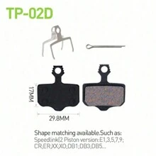 2 Pairs (4 Pcs) MTB Bicycle Hydraulic Disc Brake Pads For SHIMANO SRAM AVID HAYES Cycling Bike Part Semi-Metalli Disc Brake Pads