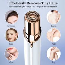 Conduroma Facial Hair Remover For Women, Portable Painless Hair Remover Device For Face, Upper Lip And Chin With USB Rechargeable