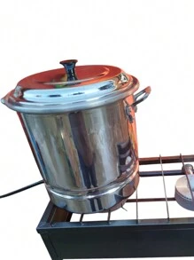 vaporera de 11 litros  de aluminio - Gris - Ver 2