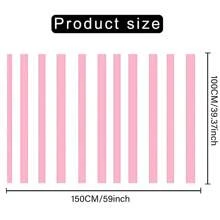 Versatile Pink And White Striped Backdrop - Ideal For Parties, Birthdays, Anniversaries | Easy To Hang Polyester Wall Decor For Indoor And Outdoor Celebrations - 1pc - View 6