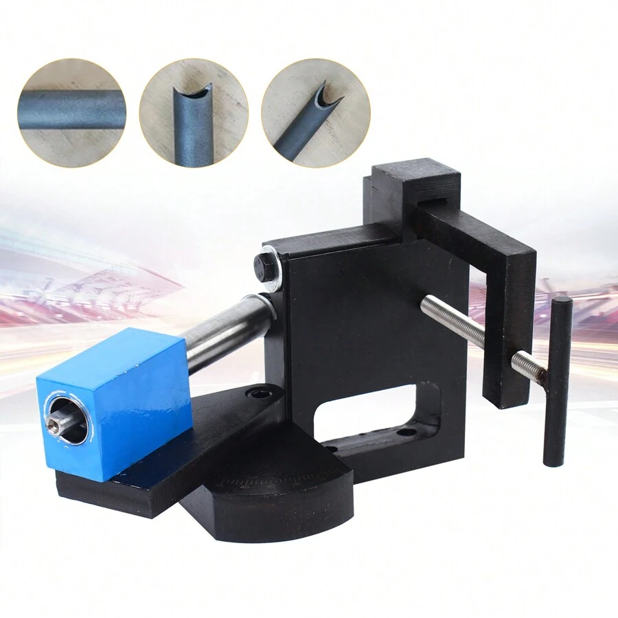 Encocheuse De Tuyau Précise 3/4" à 3" – Fraiseuse Tube Métallique Angle 0-50° – Compatible Perceuse 1/2" – Idéal Soudure & Bricolage