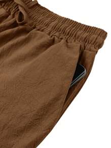 Men's Loose Pants, Medieval Costume Men's Pirate Pants, Renaissance Viking Pants With Pockets, Casual Trousers