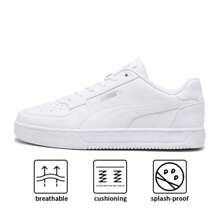 Puma Caven 2.0 低帮轻便休闲女鞋，日常休闲/户外跑步，39码及以下，尺码偏小，392290-02 - 彪馬白-銀色 - 查看 1