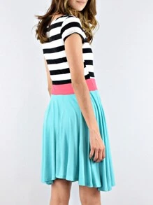 Vestidos cortos de mujer - Azul menta - Ver 3