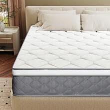 12/14 Inch Twin Full Queen King Mattress Medium Firm Hybrid Mattresses In A Box - 淺灰色 - 查看 7