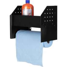 Garage Paper Towel Holder Wall Mount With Shelf,Garage Organization And Storage Shed Organizer For Shop Towels, Trailer Accessories For Inside Workshop