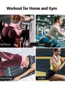 1pc Upgraded Non-Slip Glute Activation Resistance Band, Comfortable & Wider Bands, Hip Thrust Pad For Home Fitness, Glute Bridge, Weight Lifting, Unisex