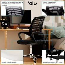 Siafu Silla Olu de Escritorio ergonómica Premium para Oficina - 1 - Ver 7