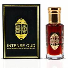 Mukhallat Al Zafran Perfume Oil 12ML (0.40 OZ) With Black Gift Box By Intense Oud | Long Lasting, Exotic, Spicy, Sweet Scent.