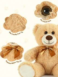 30 cm/11,8 inch Kawaii Plushie Bear Animal de pluș Ursuleț de pluș Jucării de pluș Ursuleț de pluș Pernă pentru soție Cadou de aniversare Cadou de Valentine pentru iubita cuplu Cadouri pentru copii Crăciun Decor acasă Cadouri de nuntă Halloween Baby Shower Decor de Crăciun, Perne, Cadouri, Pluș de pluș
