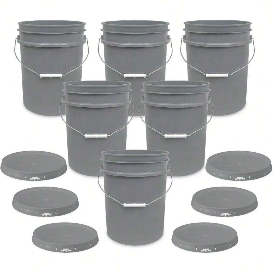 3 Pcs 5 Gallon Black Bucket Collapsible Foldable Bucket Handle For Camping Fishing Hiking To Hold Water Folding Container Carry Bag Multiple Use Portable Fold Up Lightweight - View #9