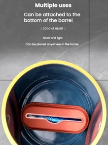 1pc No-Drill Garbage Bag Holder, Wall Mounted Portable Kitchen Storage Box For Storing Trash Bags, Super Sticky - Multicolor - View 11