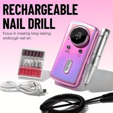 New Nail Polisher 45000 Rpm Rechargeable Portable Nail Polisher Professional Polishing Nail Remover.