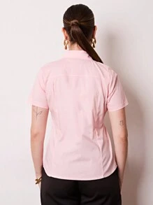 Women Blouses - Màu Hồng baby - Xem 5