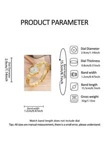 1pc Graduation Digital Small Disc Girls Steel Strap Watch And 1pc Bracelet Jewelry Set For Ladies