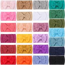 25pcs Baby Girls Nylon Headbands Turban Hair Bows Hair Band Elastic Hair Accessories For Kids Toddlers Infants Newborn Love Valentine - 25pcs - 查看 2