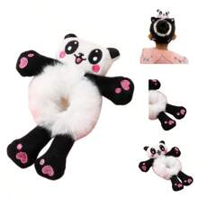 1 pieza/Set Coleteros de pelo esponjoso para niños, accesorios para el cabello de peluche para otoño/invierno
