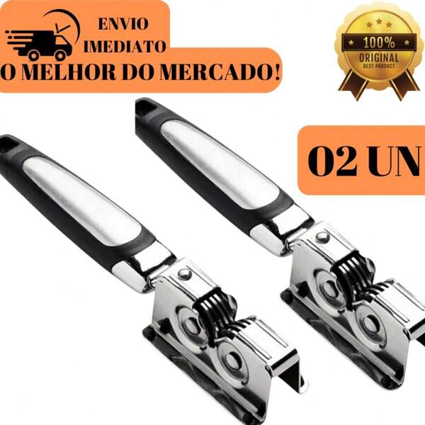kit 02 Amolador Afiador De Facas E Tesoura Profissional Em Aço Inox Base Emborrachada Para Sua Cozinha
