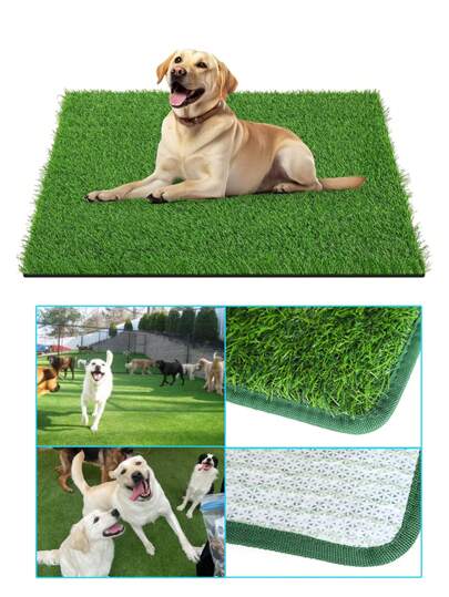 Indoor & Outdoor Dog Pee Pads, Professional Pet Grass Lawn Pee Pads For Potty Training, Artificial Grass Mat, Pet Training Grass Pad, Easy Clean Non-Slip Pet Training Toilet Mat, Suitable For Small/Medium/Large Dogs, Indoor Dog Toilet, Dog Defecation Pad, Dog Toilet Grass Litter Box, Pet Hygiene Training Device, Indoor Dog Toilet, Large Dog Pee Pads, Pet Grass Training Mat