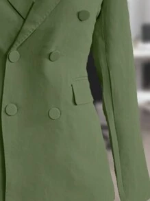 SACO ELEGANTE DE MODA - Verde Oliva - Ver 5