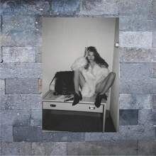 1 张无框、房间装饰复古帆布海报、装饰艺术经典黑白墙壁艺术装饰，适用于卧室、客厅、教室、宿舍 - 室内空间主题印刷，非常适合房间装饰