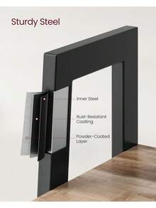 Garage Integrated Storage Racks - Camel Brown + Black - View 6