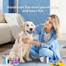 Kit de ganchillo Jeslon para principiantes - Pequeño tiburón lindo para kit de ganchillo inicial para tus mascotas, todo lo que necesitas con tutoriales en video paso a paso, instrucciones, regalo de cumpleaños - Pequeño tiburón