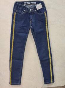 JEANS PARA NIÑA DE MUY BUENA CALIDAD - Azul - Ver 2