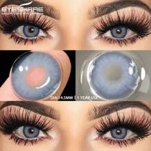 Eyeshare Fashion Color Contact Lenses For Eyes 1pair Colorcon Soft Lenses Cosmetics Colored Lenses Yearly Cosmetic Eye Lens Halloween Costume Cosplay - Yearly Disposable - View 16