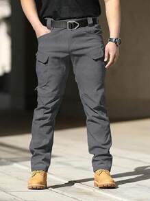 Waterproof And Windproof Military Tactical Pants - Grey - View 6