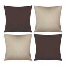 Kit 04 Capas De Almofada 40X40 Lisa Com Zíper - Avela e Tacabo - Visão 2