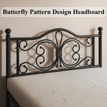 Metal Platform Bed Frame, Classic Style Headboard And Footboard/Under Bed Storage/Mattress Foundation/No Box Spring Required/Easy Assembly - 黑色 - 查看 7