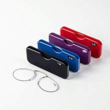 Nasenklemmen Lesebrille, ohne Bügel, Klargläser, portabler Kartengröße, unverzichtbar zum Lesen, kann an Handye angebracht werden, unisex