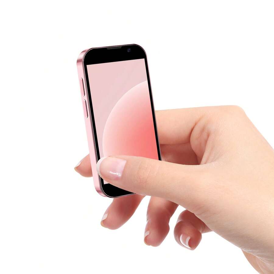 SOYES 3G Mini Smartphone, With Mini Phone Case, 2GB+16GB, Android Phone, 3.0 HD Screen, Wi-Fi, PocketPhone, Ideal Gift For, Easy To Use, CellPhoneCamera, TV, And Games To The Fullest.  Halloween Poison.   Christmas Present. - 粉色 - 查看 1