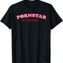 Pornstar In Training T-Shirt - màu đen - Xem 1