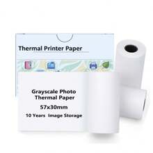 Mini Printer Thermal Papers Grayscale HD Photo Thermal Paper For Instant Camera Refill Print Paper Mini Printer Camera Accessories - Multicolor - View 11