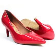 Vizzano Women's Pumps With Soft Low Heel Original - Red Varnish - View 4