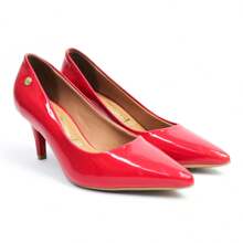 Vizzano Women's Pumps With Soft Low Heel Original - Red Varnish - View 2