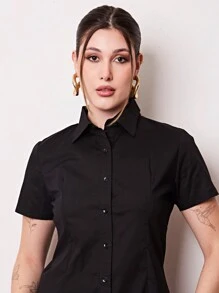 Women Blouses - màu đen - Xem 4