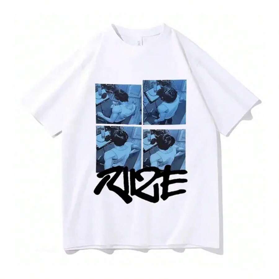 RIIZE Same T Shirts Men Women TShirt Retro Unisex High Quality Kpop Clothes Cotton Tees Vintage Graphic Valentines Day 80127 - 白色 - 查看 1