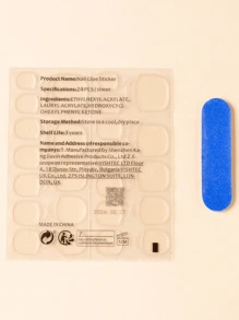 10 cái/gói cao cấp làm thủ công nhiều màu sắc bạc sáng bóng thiết kế móng tay hạnh nhân kiểu Pháp, thích hợp cho mùa thu/đông và năm mới, dụng cụ làm móng - Hồng - Xem 6