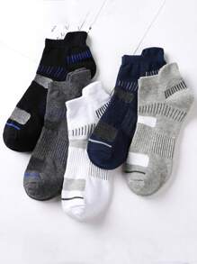 1 双柔软透气网眼船袜，防滑防摩擦运动短袜，适合旅行、跑步等活动，男女通用成人尺码 - 彩色 - 查看 6