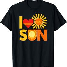 I Love Sun - Tan Summer Beach Vibes T-Shirt