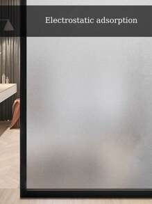 1 Piece Matte Texture Static Anti-Peeping Privacy Window Sticker For Office, Toilet, Bathroom - Multicolor - View 10